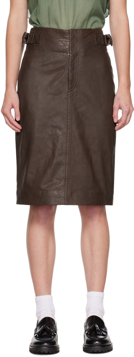 Isabel marant etoile deals leather skirt