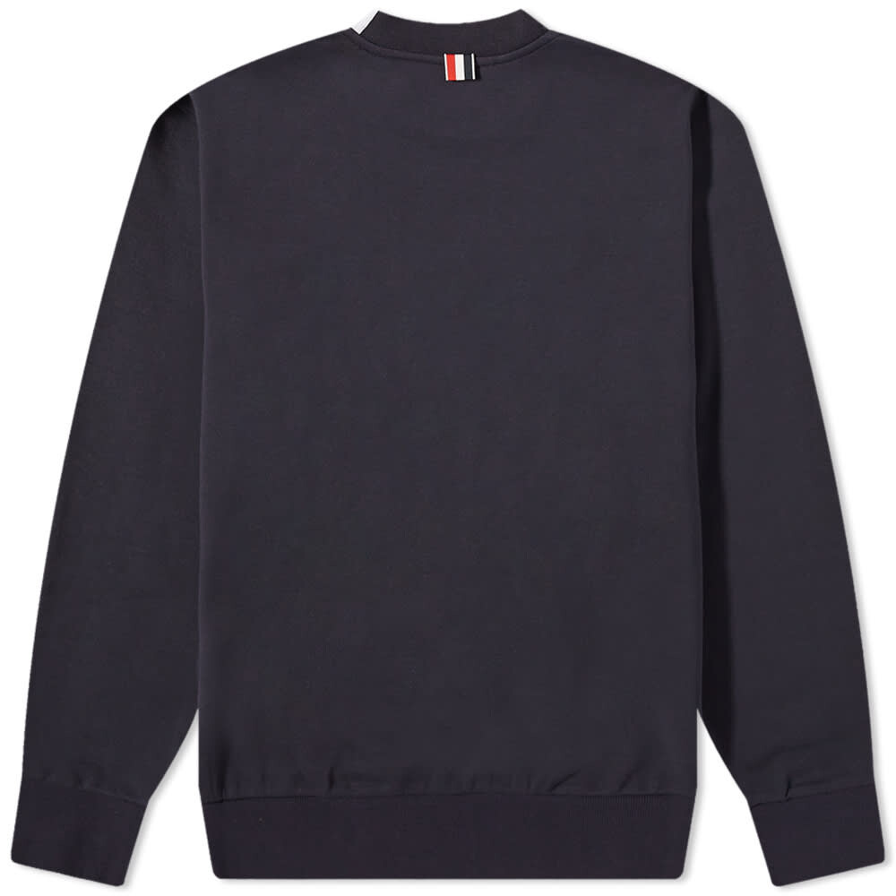 

Толстовка Thom Browne 4 Bar Mock Neck Sweat, Серый