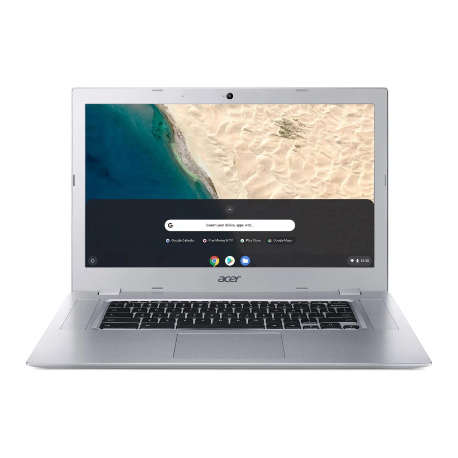 Ноутбук Acer Chromebook 315, 15.6 FHD 4ГБ/32ГБ, серебряный, английская клавиатура аккумуляторная батарея для ноутбука acer chromebook 13 cb5 311 ac14b18j 11 4v 2600mah oem