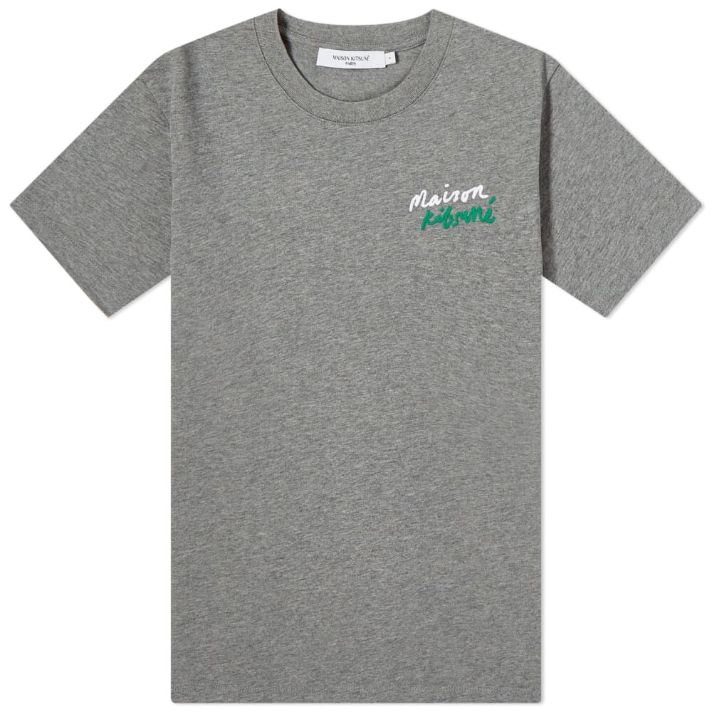 

Футболка Maison Kitsune Mini Handwriting Classic Tee, Серый
