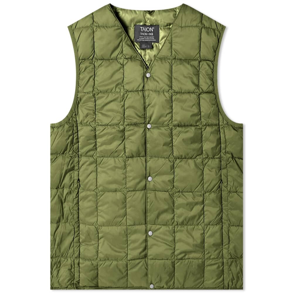 

Жилет Taion V-Neck Down, темно-зеленый