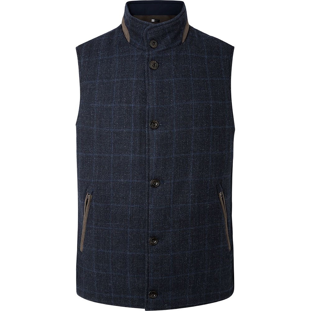 

Жилет Hackett Rev Quilted, синий