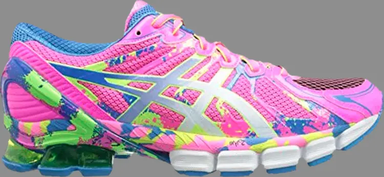 

Лимитированные кроссовки wmns gel sendai 2 'hot pink camo' Asics, розовый