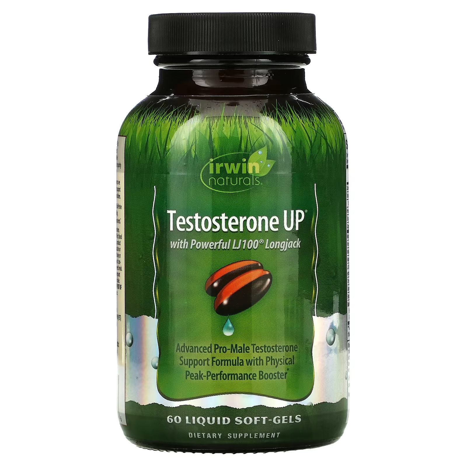 Irwin Naturals Testosterone UP, 60 желатиновых капсул irwin naturals sunny mood с 5 htp и витамином d3 80 желатиновых капсул