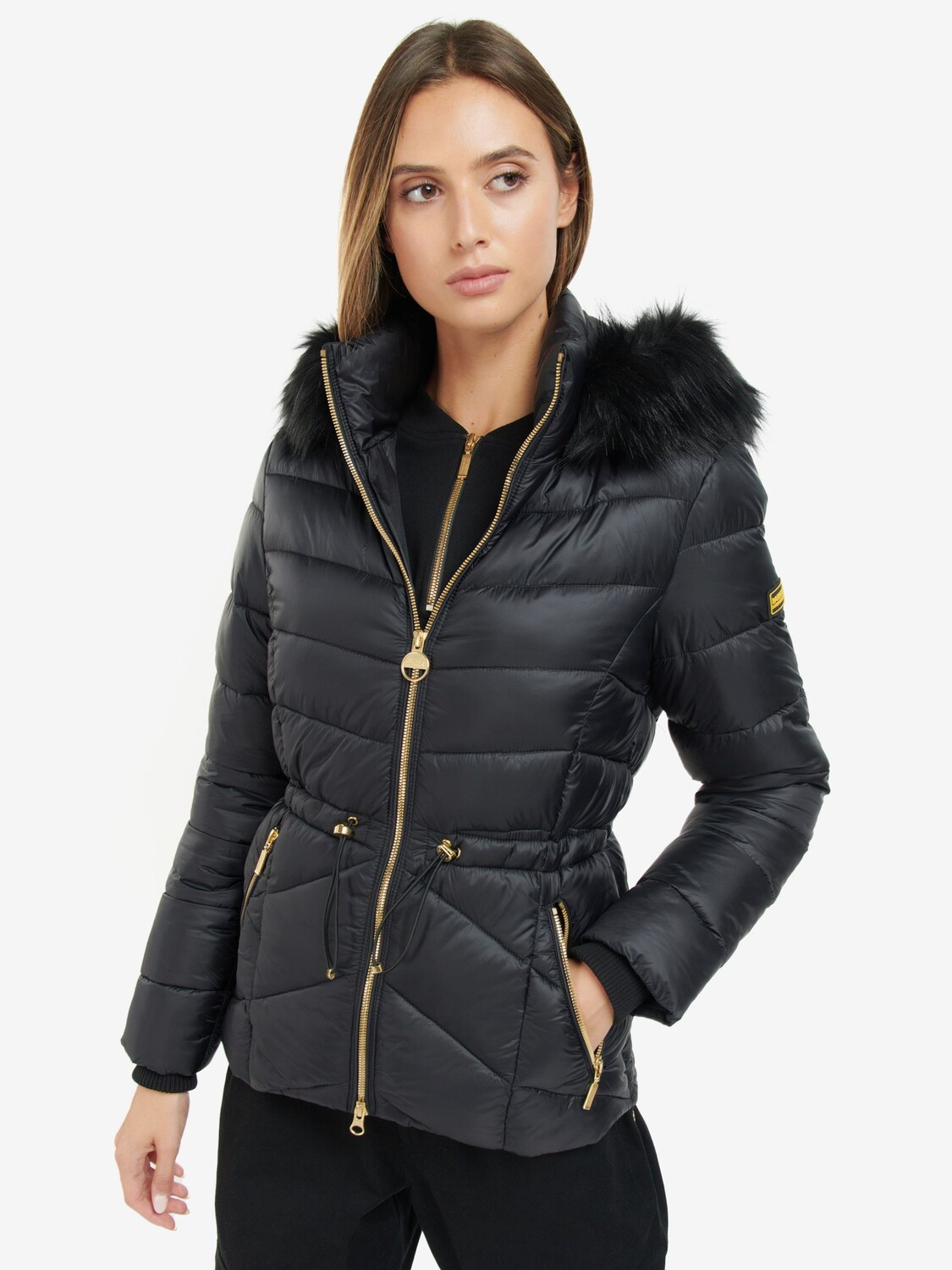 

Стеганая куртка International Island Barbour, черный