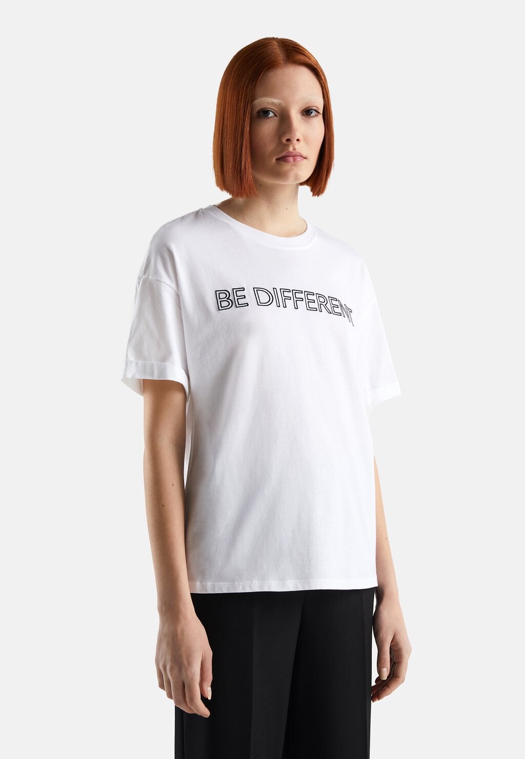 

Футболка с принтом United Colors of Benetton, белый