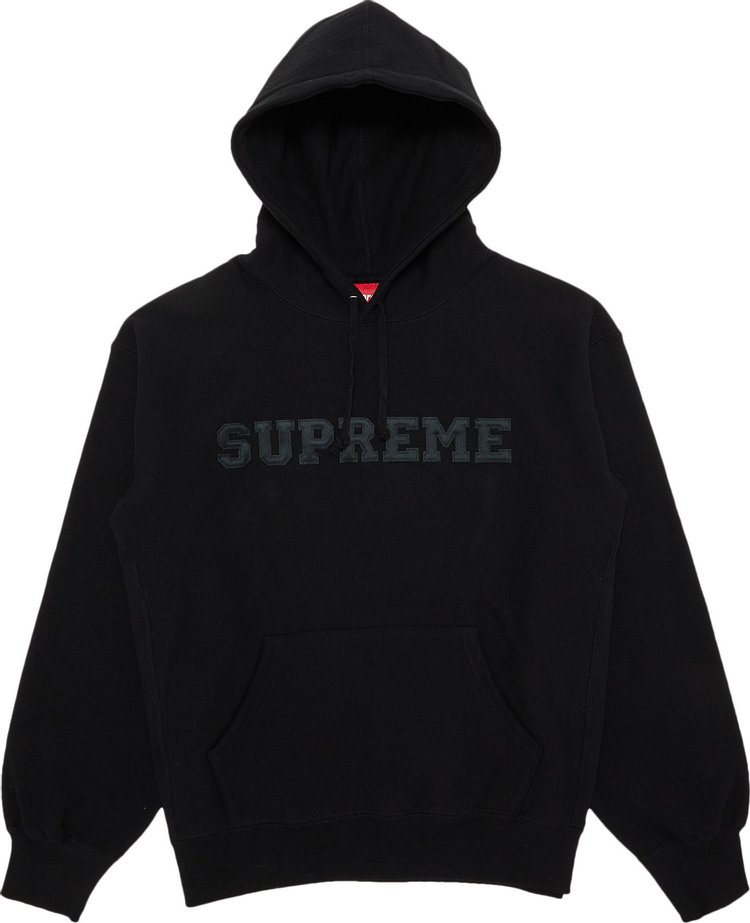 

Толстовка Supreme Collegiate Hooded 'Black', черный