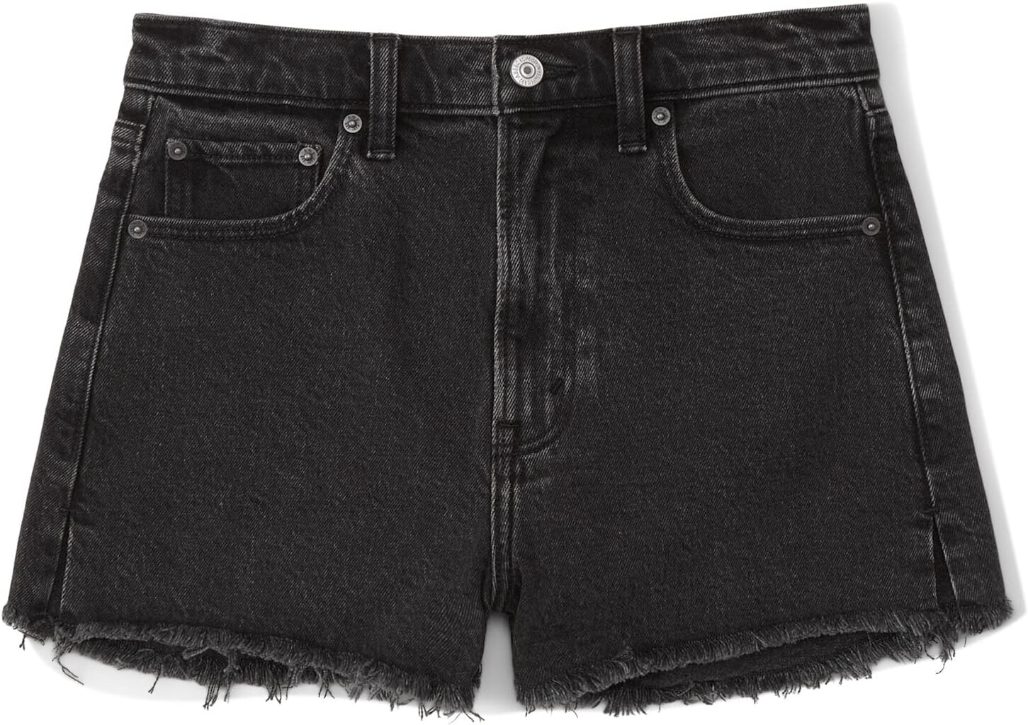 

Шорты для мам с высокой посадкой Abercrombie & Fitch, черный