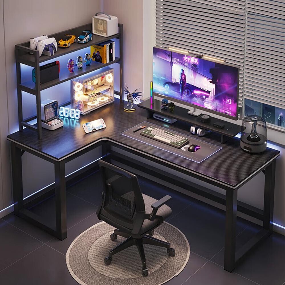 

Игровой стол Orenford L-Shaped Gaming Desk, левый угол, 120x80 см, черный