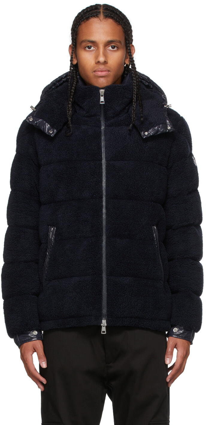 

Темно-синяя пуховая куртка Michon Moncler, Синий