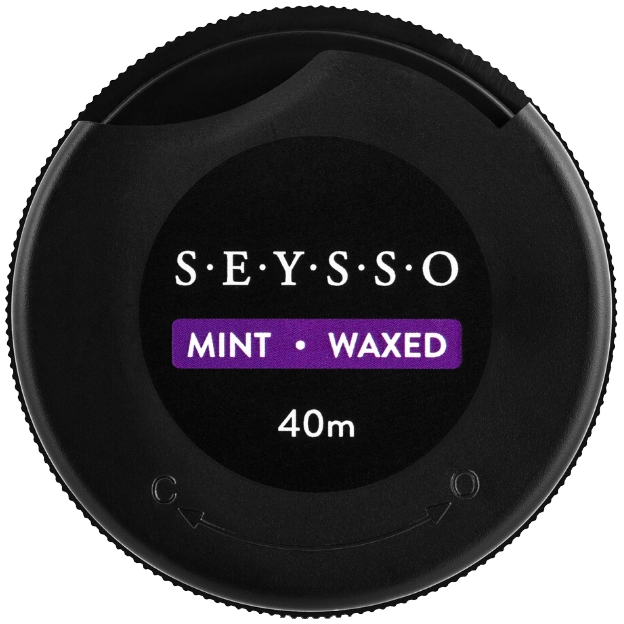 Seysso Carbon зубная нить с активированным углем, 1 шт.