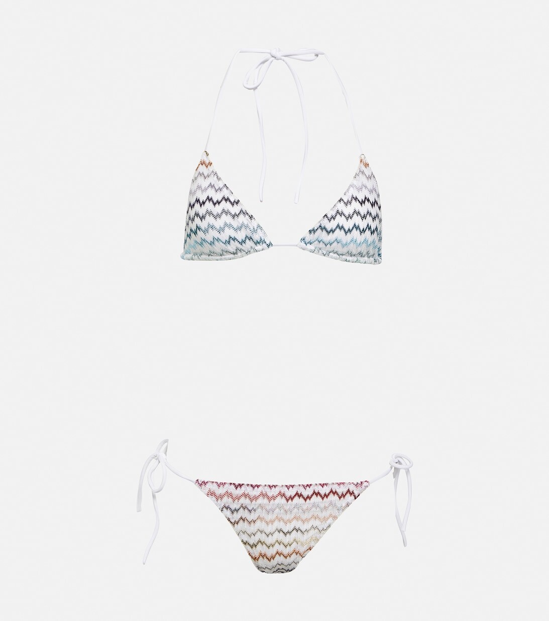 

Бикини с треугольными чашечками зигзаг Missoni, разноцветный, Белый