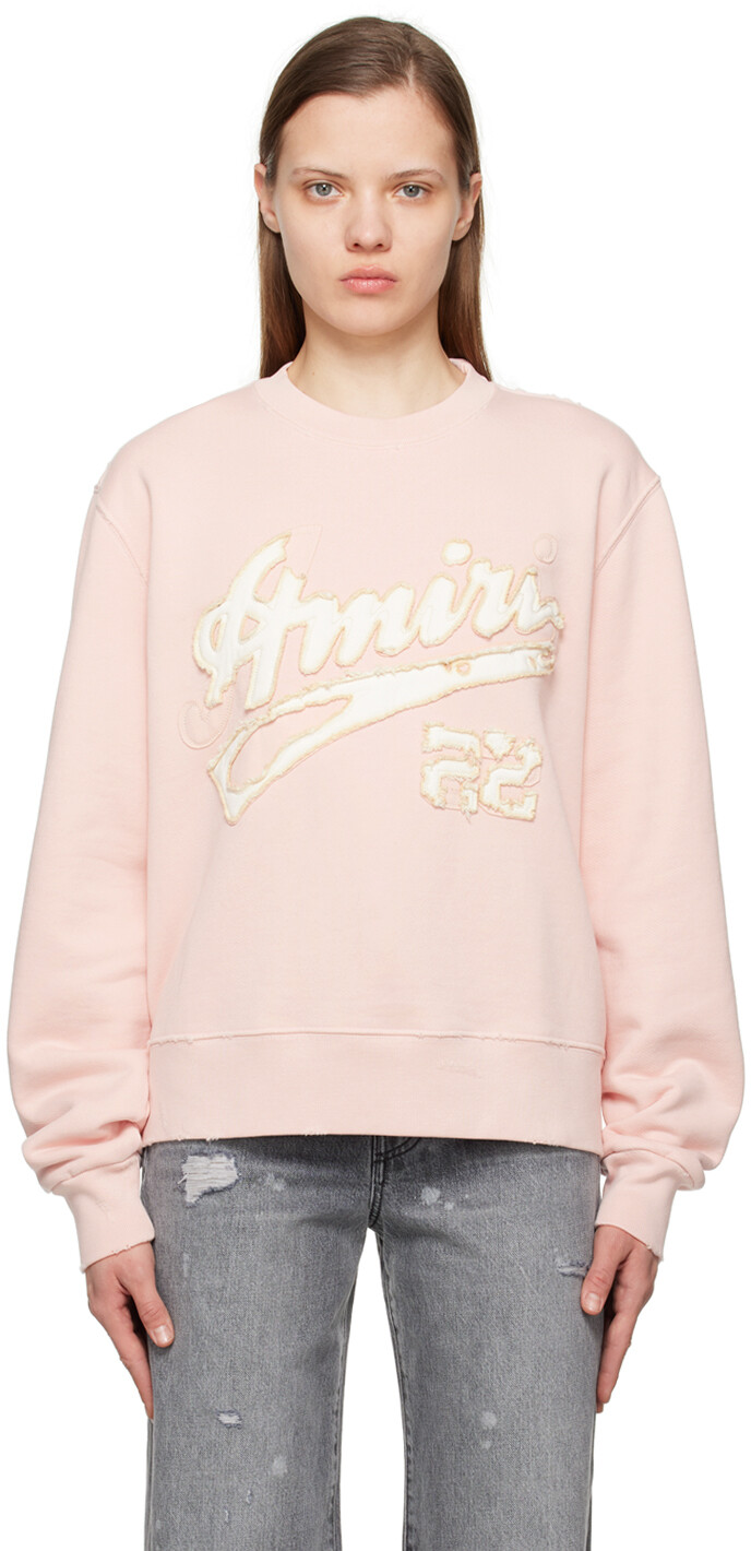 

Толстовка 'Amiri 22' розового цвета