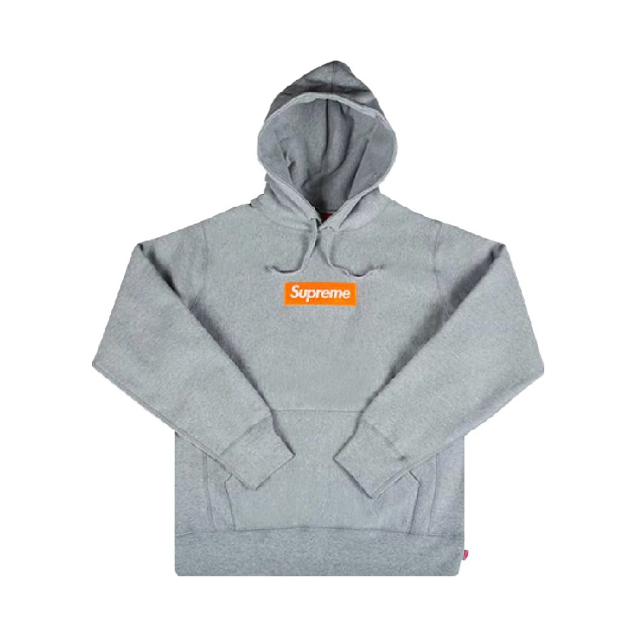 цена Худи Supreme Logo Hooded, серый