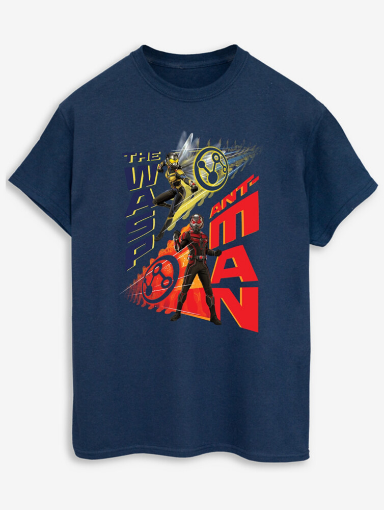 

NW2 Ant-Man & The Wasp: Quantumania Shrink Взрослая темно-синяя футболка George., нави