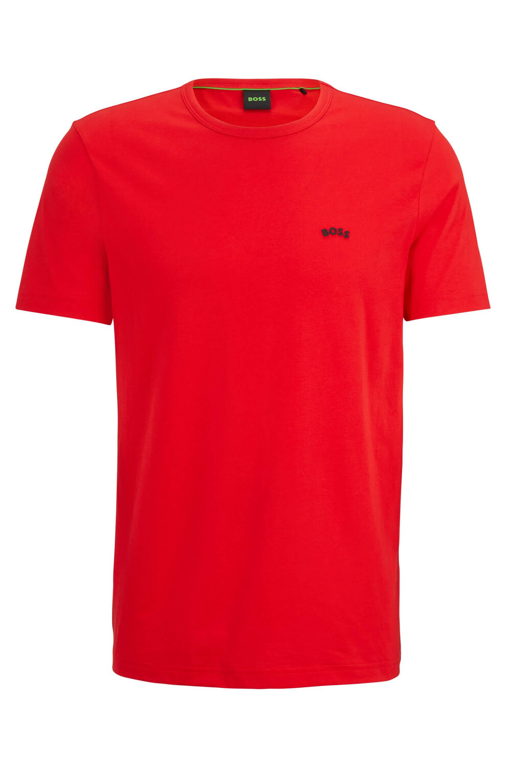 

Футболка Boss Regular-fit Logo In Organic Cotton, алый