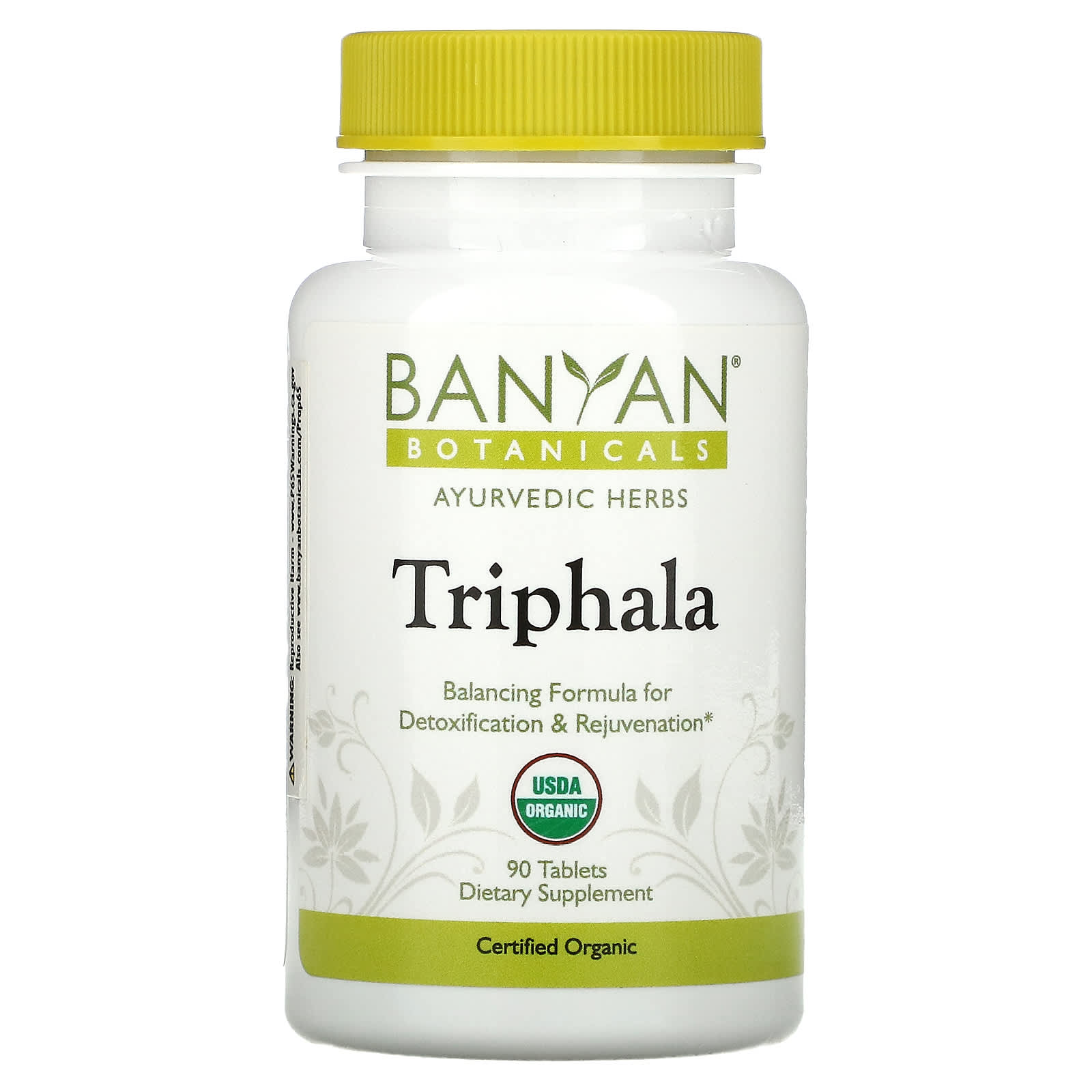 Трифала Banyan Botanicals, 90 таблеток banyan botanicals здоровые волосы 90 таблеток
