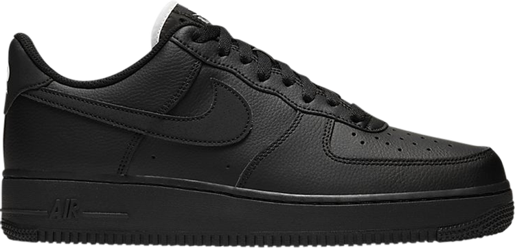 Кроссовки Nike Air Force 1 '07 'Triple Black', черный - фото