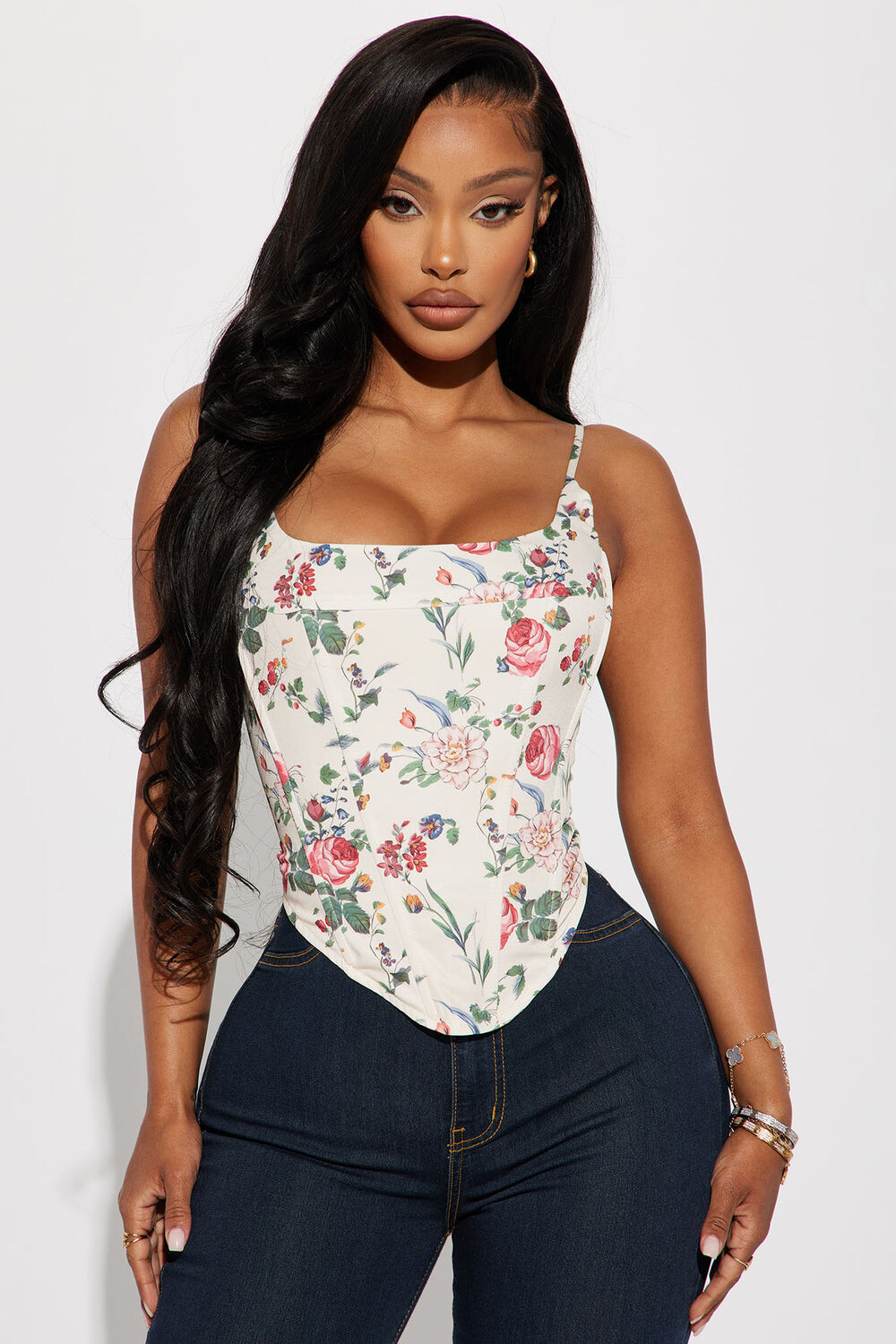 

Топ Fashion Nova 23GWF1090, кремовый