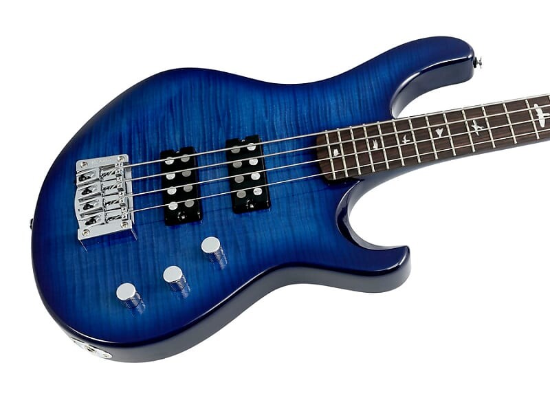 

Paul Reed Smith SE Kingfisher Bass Faded Blue Wrap Around Burst 2021 PRS