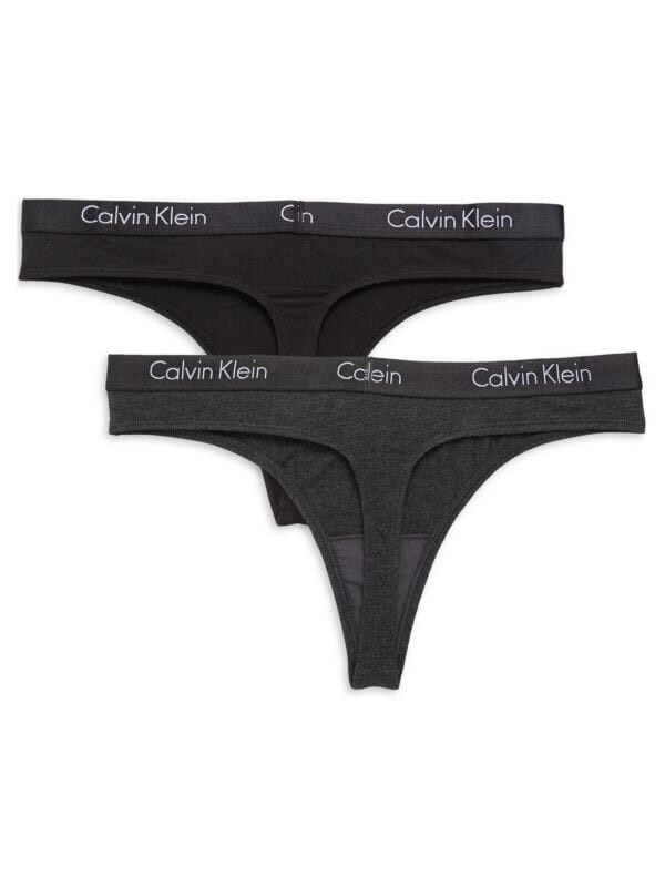 

2 пары стрингов из эластичного хлопка Calvin Klein
