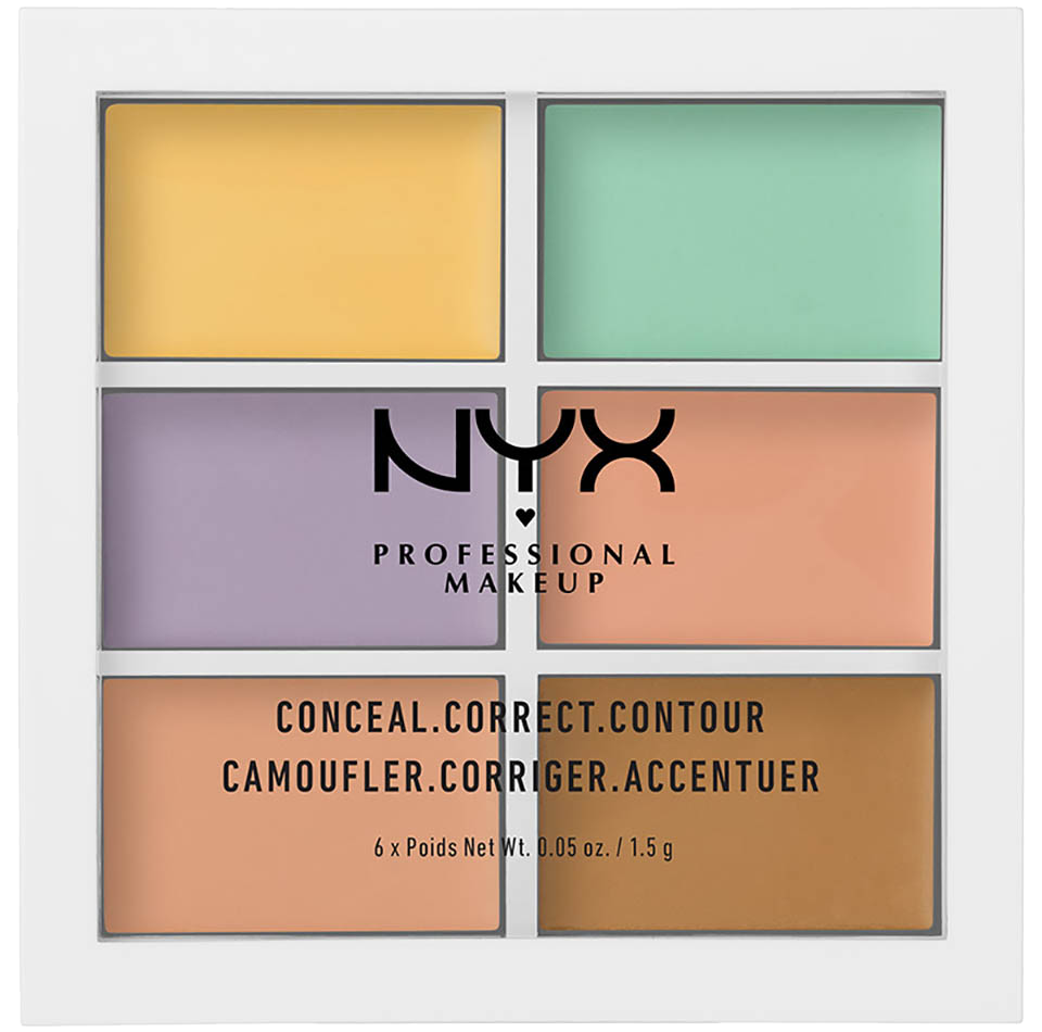 NYX Professional Makeup Color Correcting палетка корректоров для лица 3CP 04, 1,5 г - фото