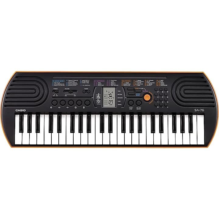 

Клавиатура Casio SA-76 оранжевый/черный SA-76 Keyboard