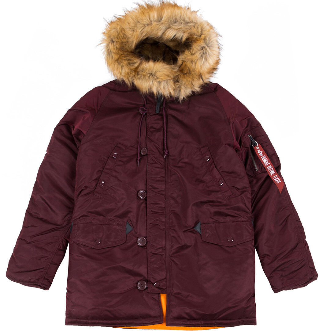 

Куртка Alpha Industries N3B VF 59, темно-красная
