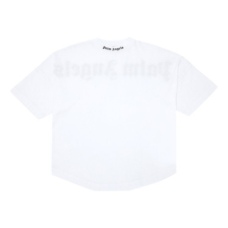 Футболка Palm Angels Classic Logo Over Tee 'White/Black', белый - фото