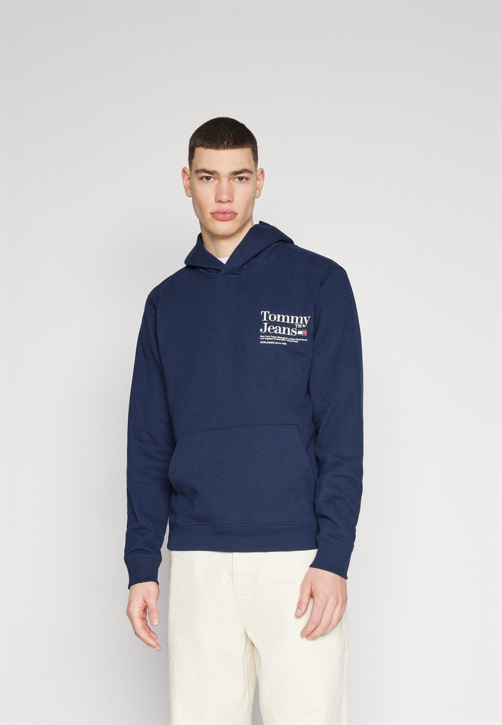 

Толстовка с капюшоном Tommy Jeans, темно-синий