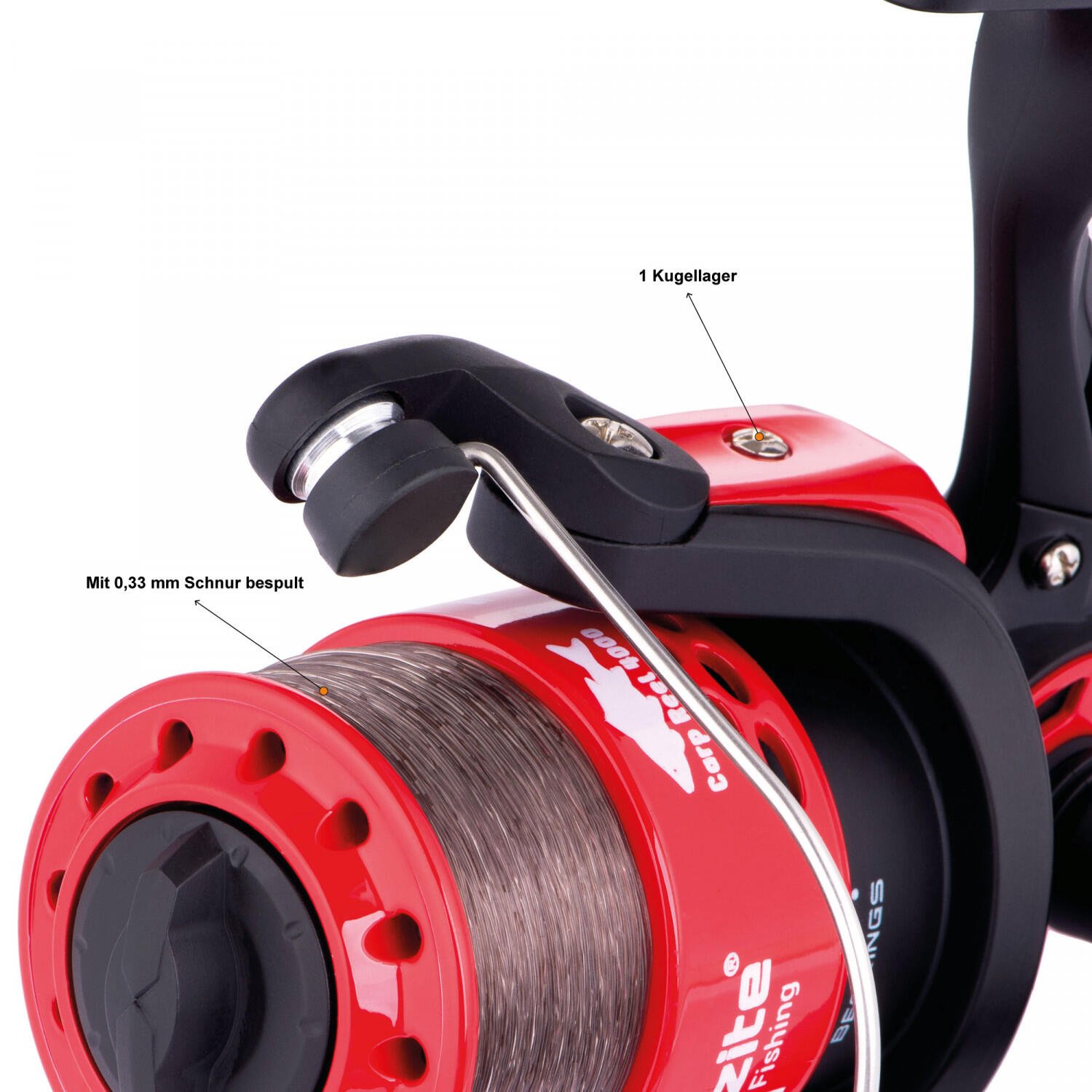 Заказать Carp Reel 4000 1BB карповая катушка с леской Наматывается как  рыболовная катушка ZITE – цены, описание и характеристики в «CDEK.Shopping»