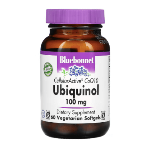 CoQ10 убихинол CellularActive 100 мг 60 капсул Bluebonnet Nutrition bluebonnet nutrition cellularactive coq10 ubiquinol 100 мг 60 вегетарианских капсул