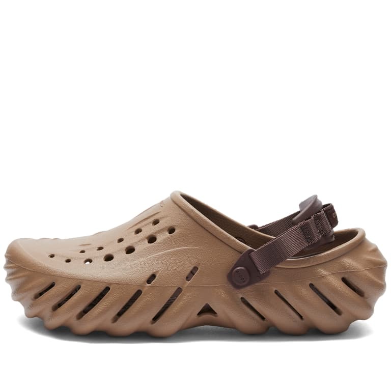 Сандалии Crocs Echo Clog, темно-коричневый фото
