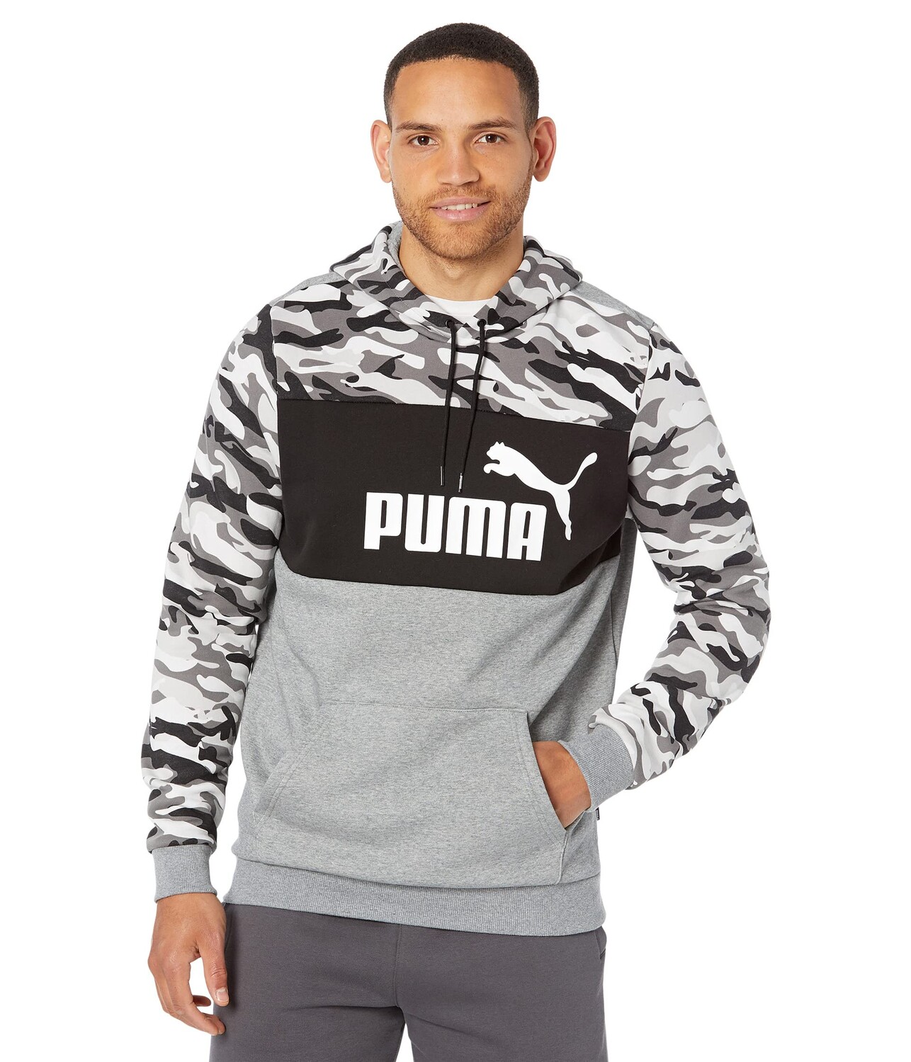 

Худи PUMA, Big & Tall Essentials + Camo Fleece Hoodie