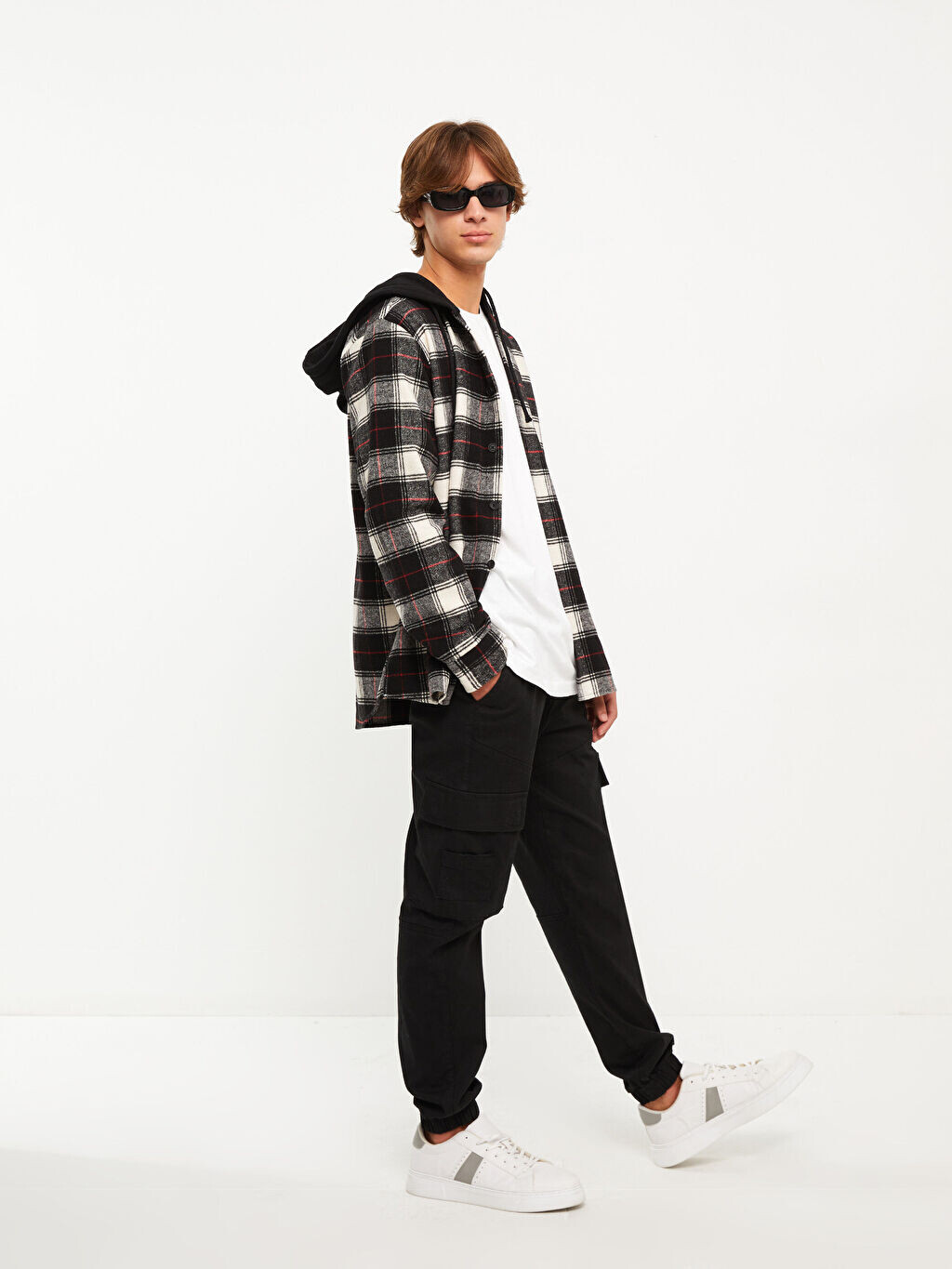 

Мужские брюки карго Slim Fit из габардина Xside, Черный