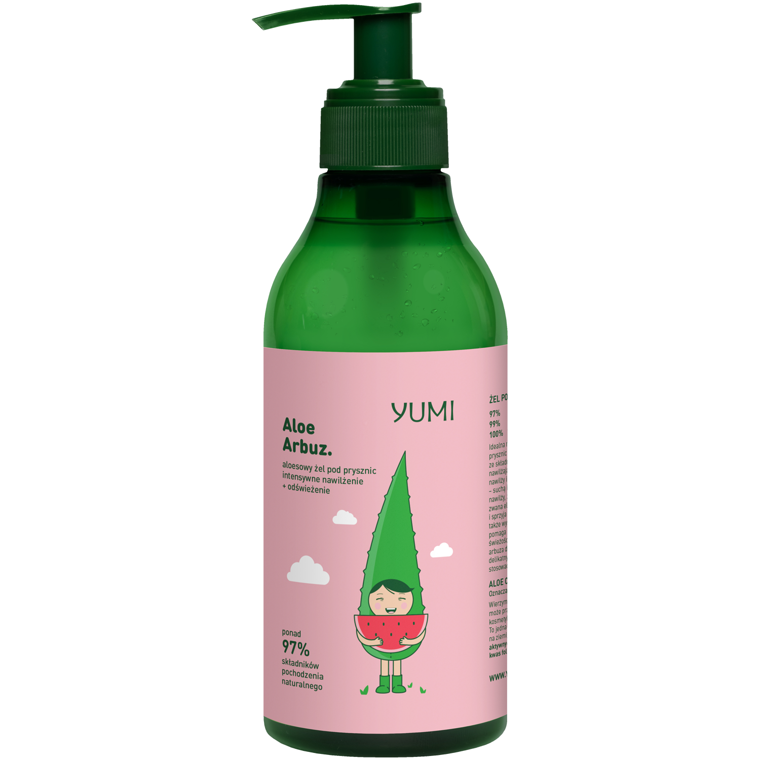 Yumi Aloe Arbuz гель для душа, 400 мл – купить из-за границы через сервис  «CDEK.Shopping»