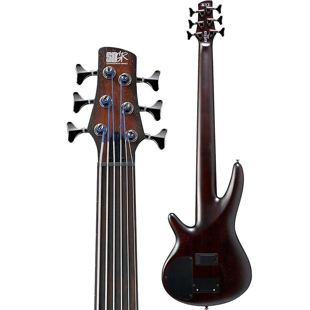 Бас-гитара 6-струнная безладовая Ibanez SRF706 SR Bass Workshop, Brown  Burst Flat – купить из-за границы через сервис «CDEK.Shopping»