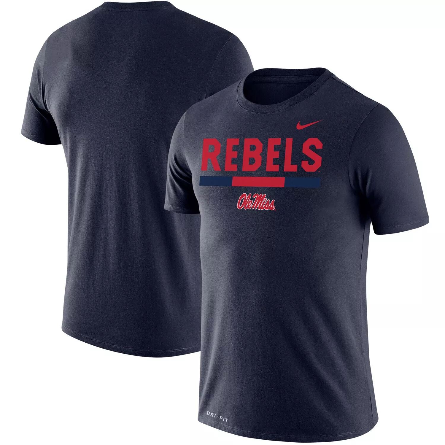 

Мужская темно-синяя футболка Ole Miss Rebels Team DNA Legend Performance Nike