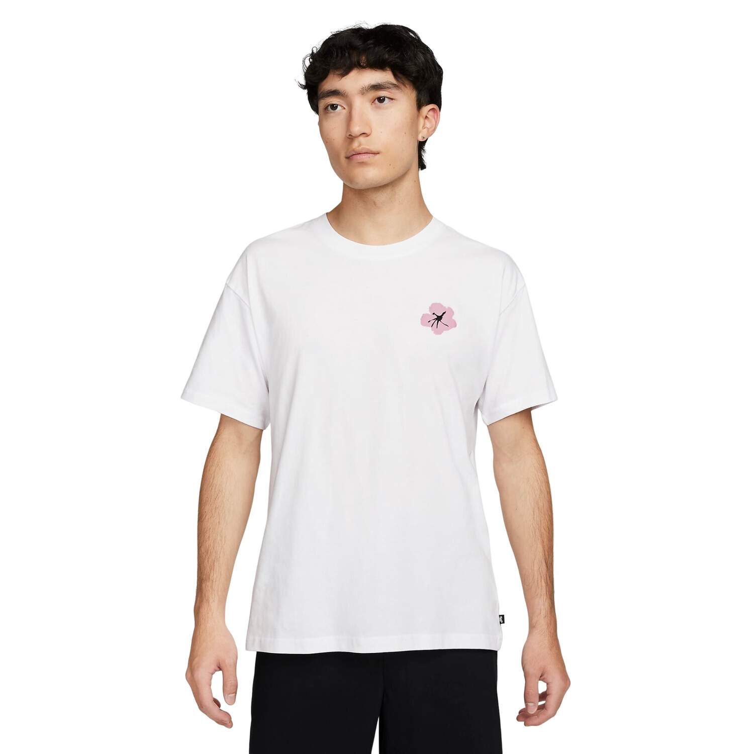 

Футболка Nike SB Men's Skateboard, белый/черный/розовый