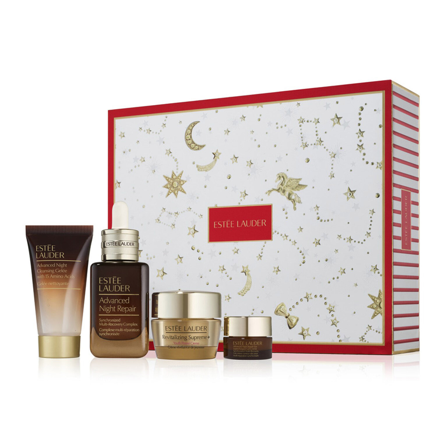 Подарочный набор Estee Lauder Limited Edition Serum Antiedad Advanced Night Repair, 4 предмета подарки для неё estee lauder подарочный набор ухода за кожей estee lauder advanced night repair essentials