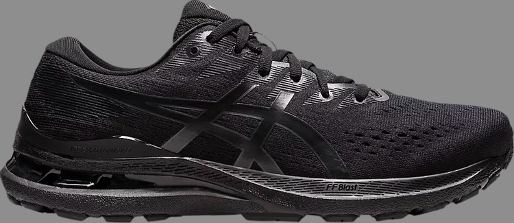 Кроссовки gel kayano 28 'black graphite grey' Asics, черный - фото