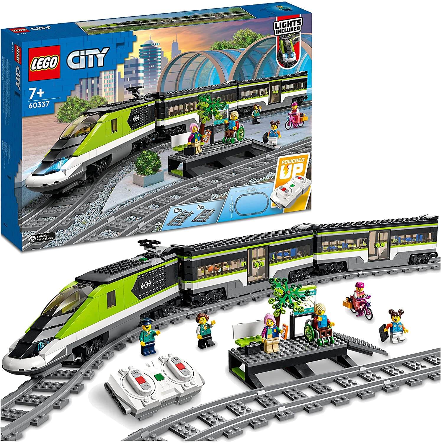Конструктор Пассажирский экспресс-поезд LEGO 60337 City конструктор lego city товарный поезд с 6 до 12 лет