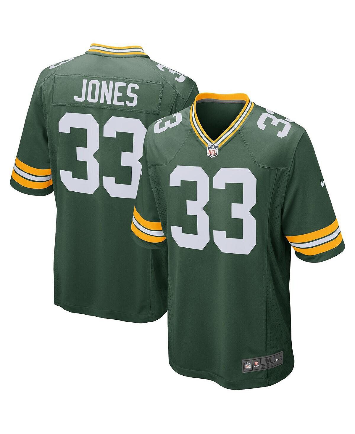 

Мужская футболка aaron jones green green bay packers game джерси Nike, зеленый