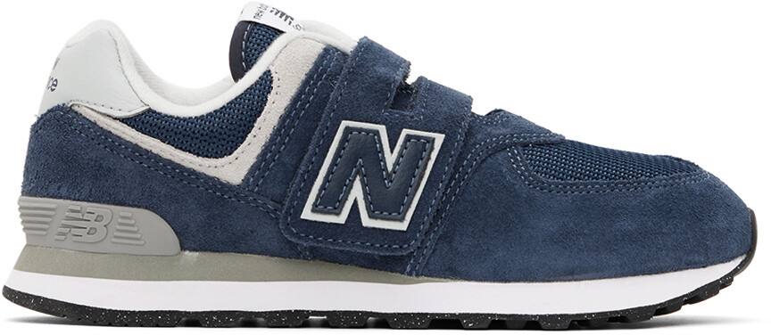 

Кроссовки Kids Navy 574 с крючками и петлями для маленьких детей New Balance