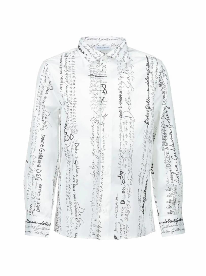 цена Хлопковая рубашка Dolce&Gabbana
