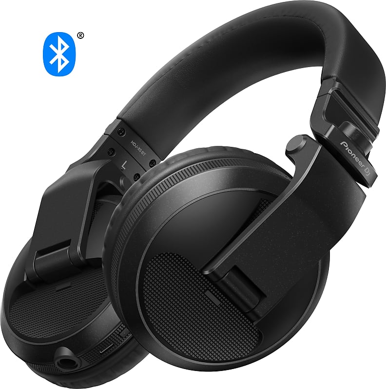 Pioneer HDJ-X5BT-K Bluetooth DJ наушники беспроводные, черные - фото