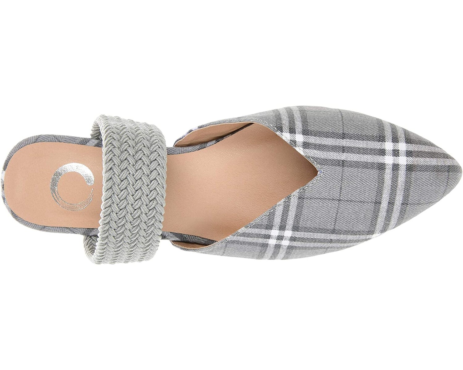 

Туфли на плоской подошве Roxeene Mule Journee Collection, серый
