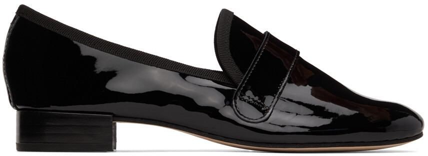 

Черные лоферы Michael из лакированной кожи Repetto