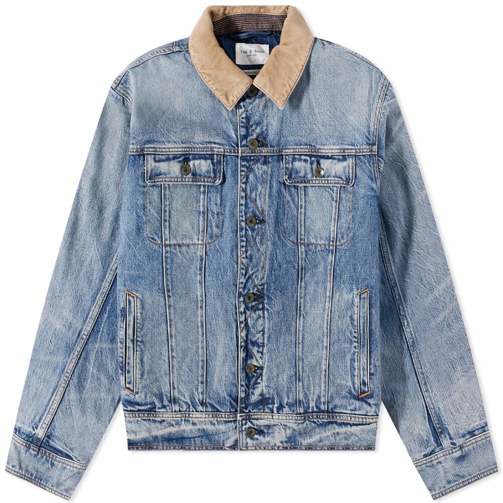 

Куртка Eli с подкладкой Trucker Rag & Bone, Серый