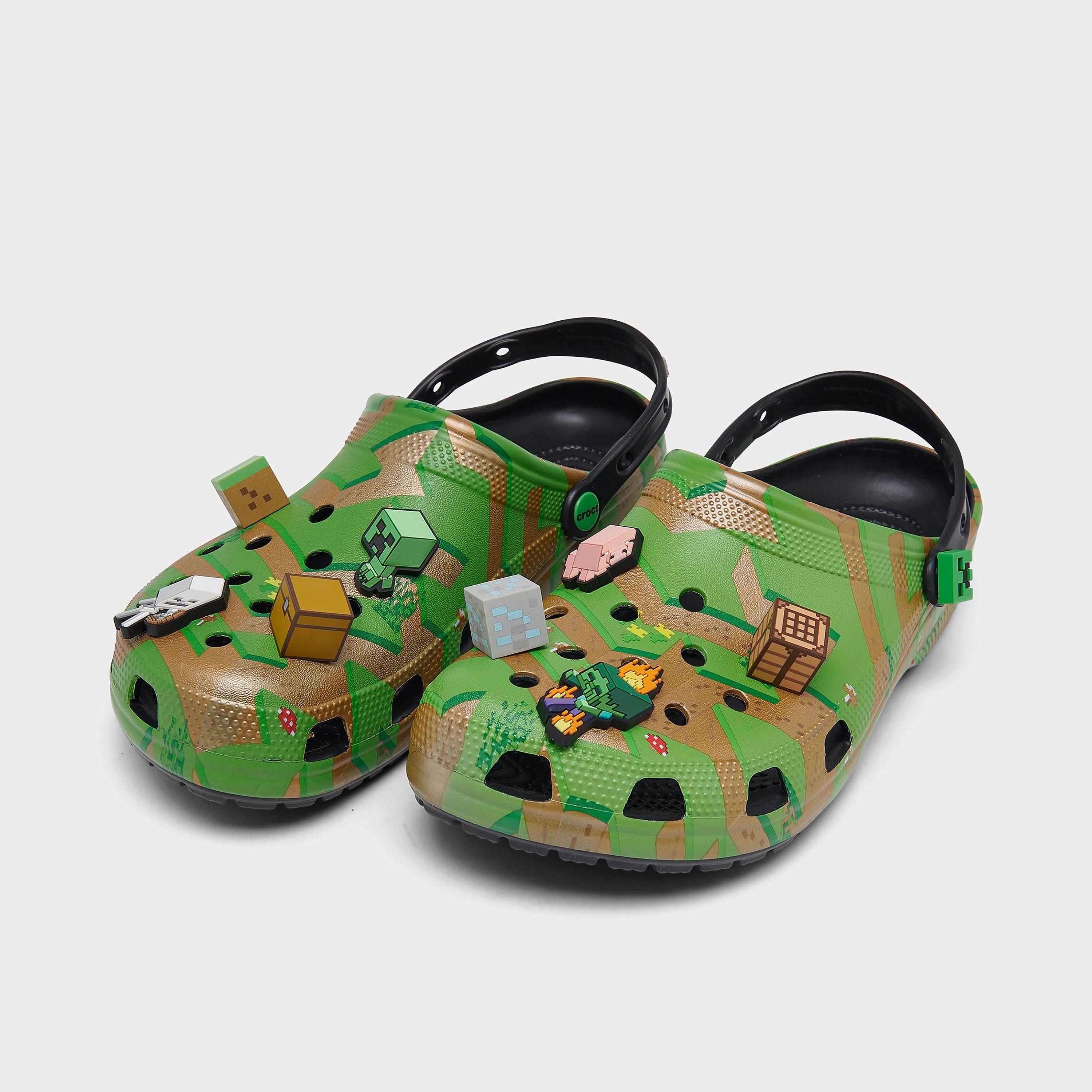 Классические сабо Crocs x Minecraft, зеленый – купить по выгодным ценам с  доставкой из-за рубежа через сервис «CDEK.Shopping»